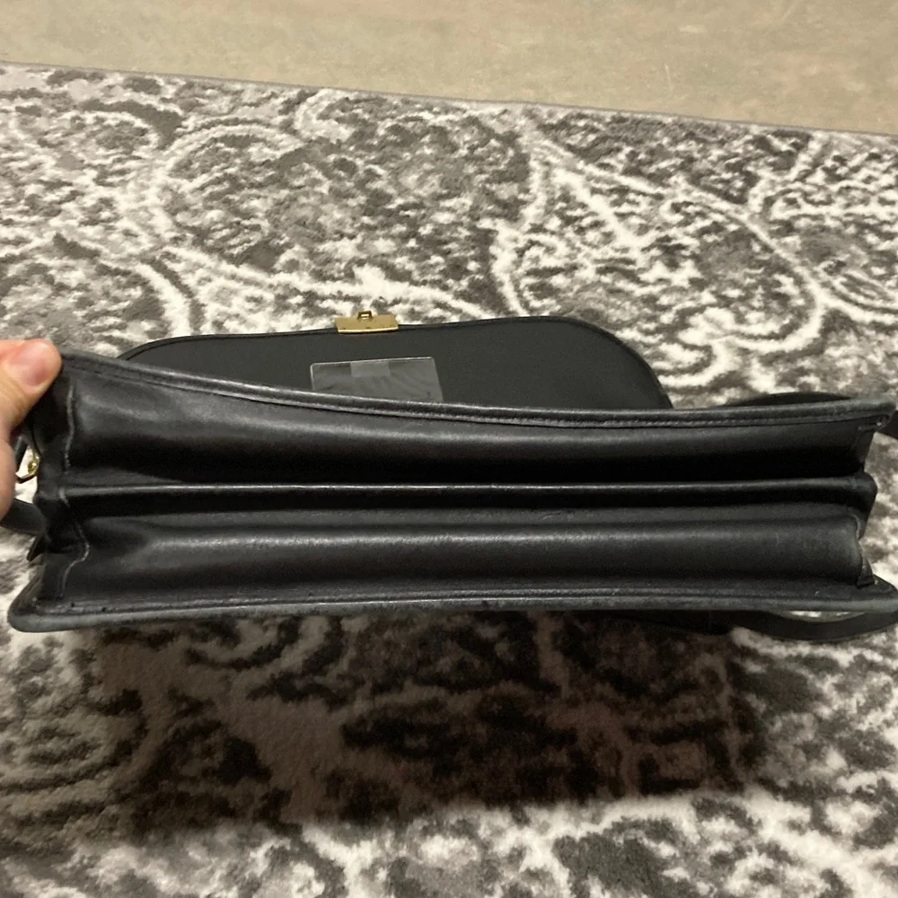 Coach Diplomat attache No G8Z-5353, black leather, gold tone hardware, briefcase